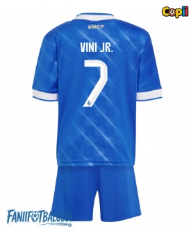 Real Madrid Vinicius Junior #7 Echipament de Fotbal Replică 2025-26 Copii Treilea (+ Șorturi)